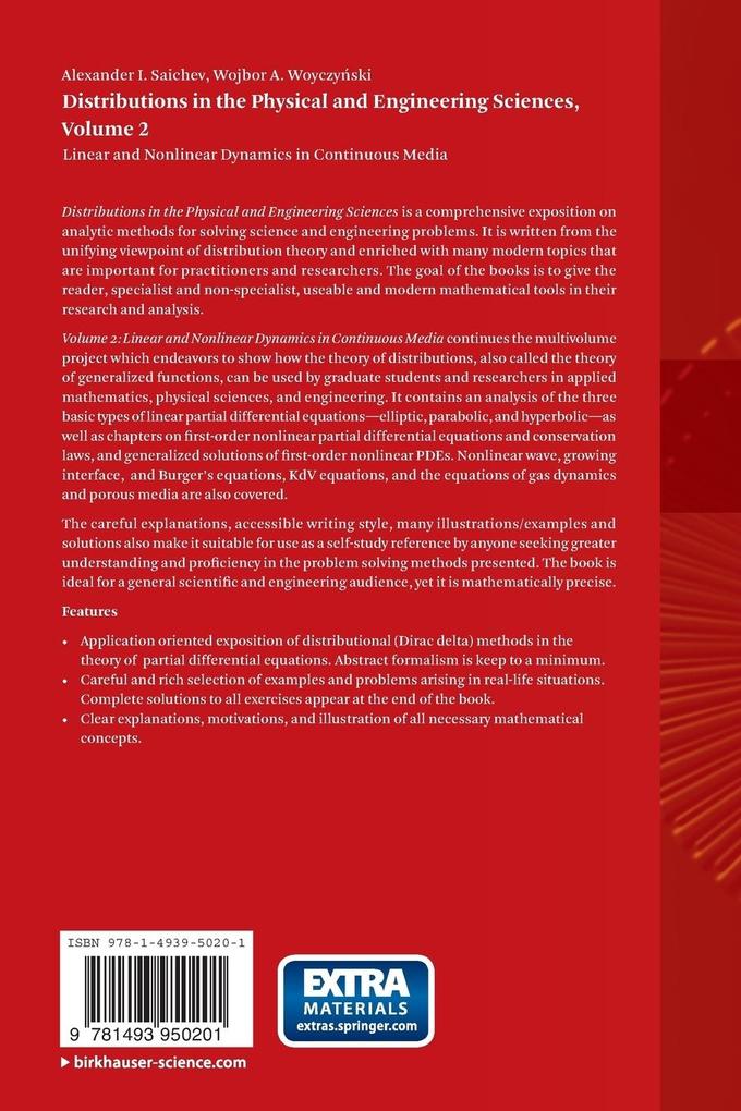 Weitere Ansicht: Distributions in the Physical and Engineering Sciences, Volume 2 | Alexander I. Saichev, Wojbor A. Woyczynski