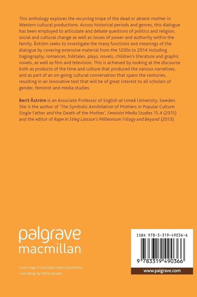 Weitere Ansicht: The Absent Mother in the Cultural Imagination