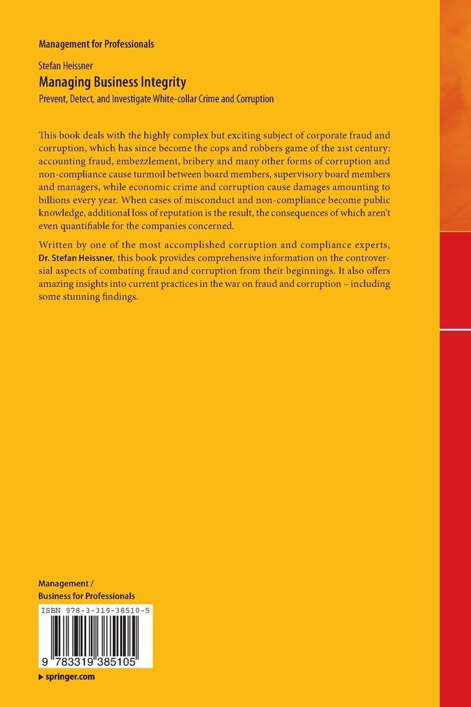 Weitere Ansicht: Managing Business Integrity | Stefan Heissner
