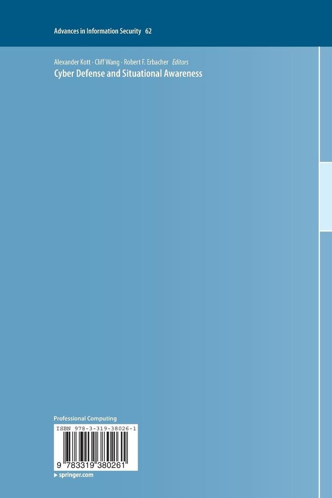 Weitere Ansicht: Cyber Defense and Situational Awareness
