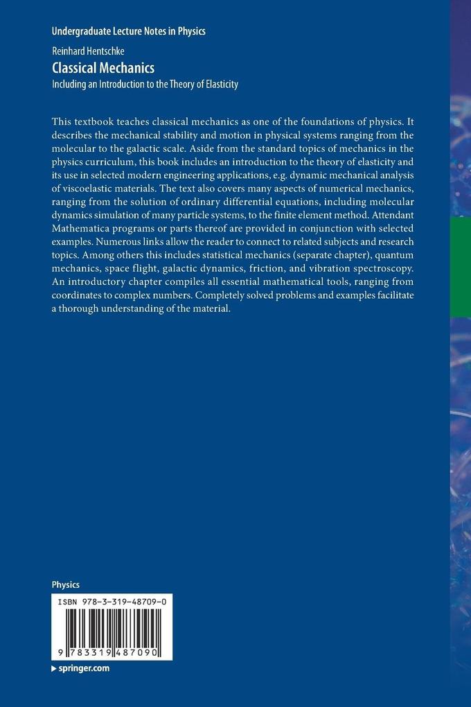 Weitere Ansicht: Classical Mechanics | Reinhard Hentschke