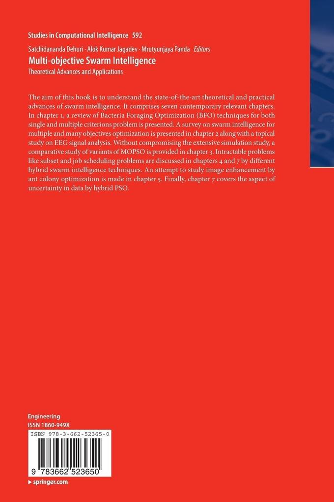 Weitere Ansicht: Multi-objective Swarm Intelligence