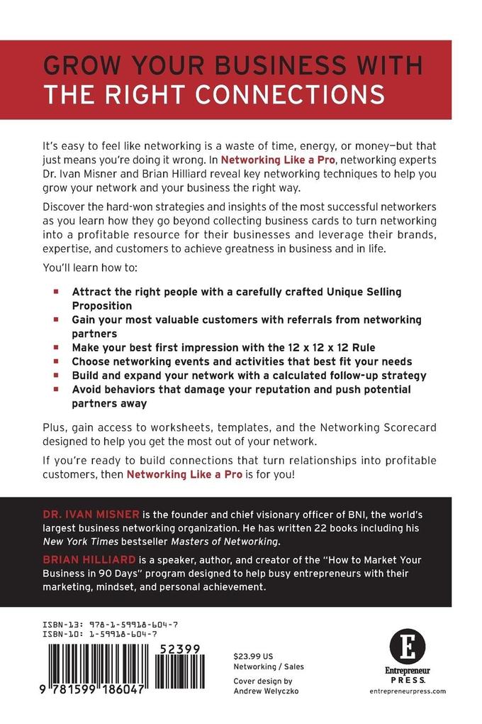 Weitere Ansicht: Networking Like a Pro | Ivan Misner, Brian Hilliard