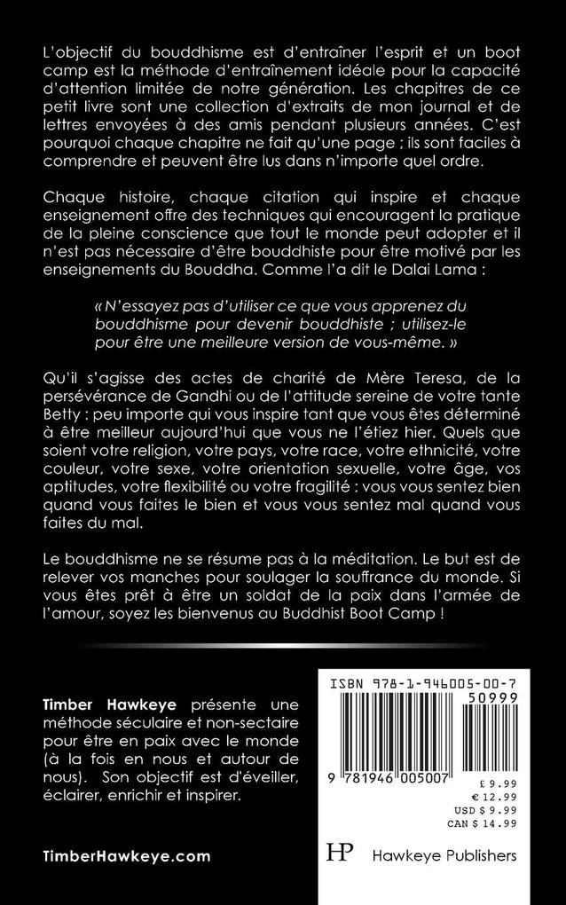 Weitere Ansicht: LE BUDDHIST BOOT CAMP | Timber Hawkeye