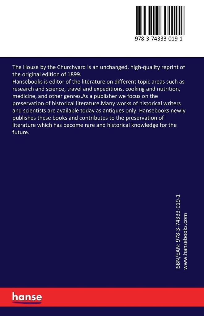 Weitere Ansicht: The House by the Churchyard | Joseph Sheridan Le Fanu