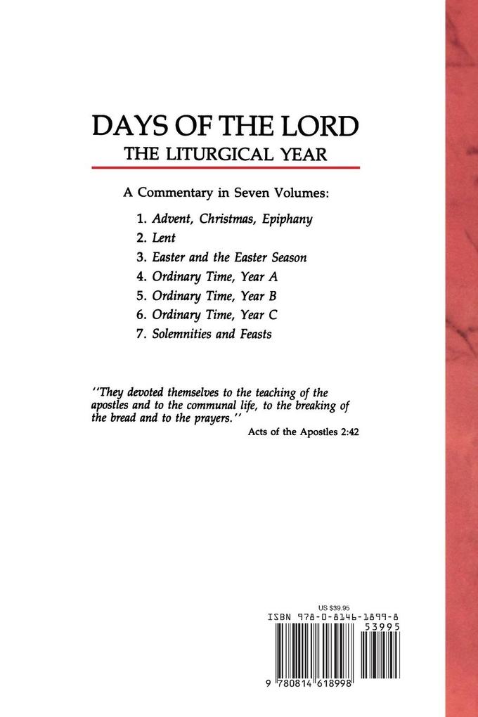 Weitere Ansicht: Days of the Lord | Various, Liturgical Press
