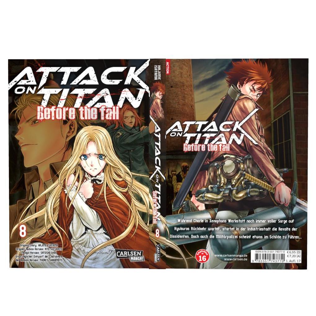 Weitere Ansicht: Attack on Titan - Before the Fall 8 | Hajime Isayama, Ryo Suzukaze
