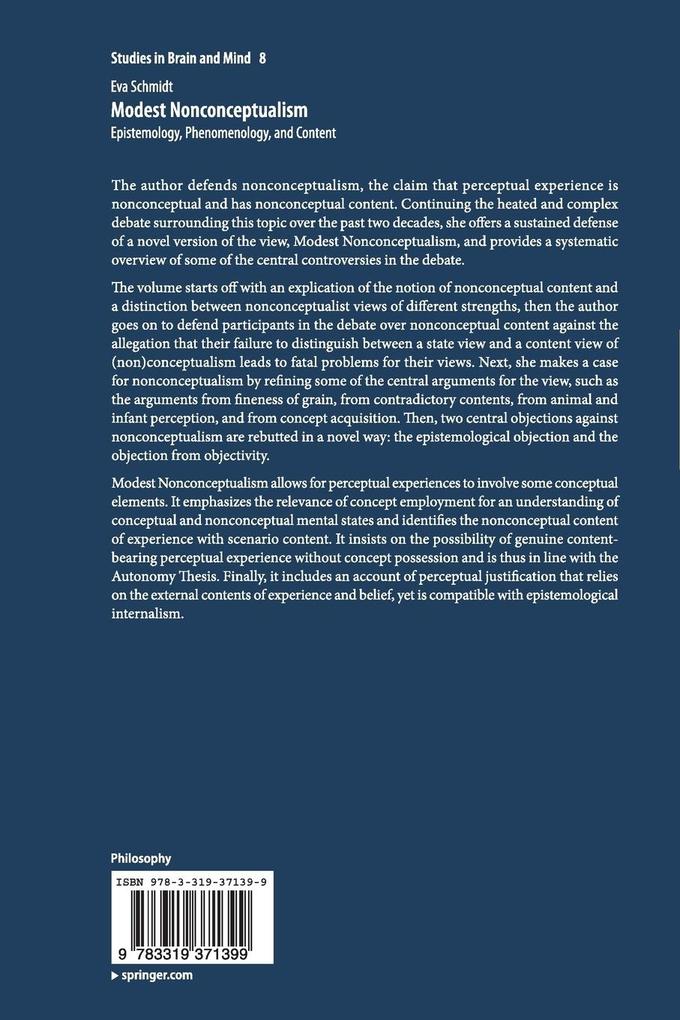 Weitere Ansicht: Modest Nonconceptualism | Eva Schmidt