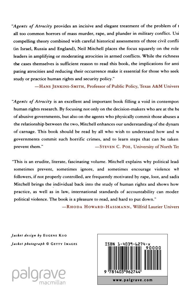 Weitere Ansicht: Agents of Atrocity | N. Mitchell