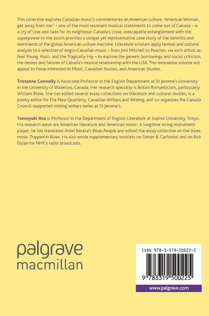Weitere Ansicht: Canadian Music and American Culture
