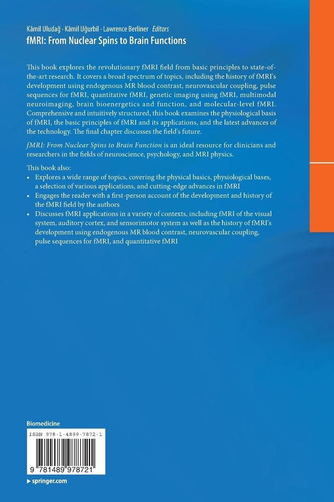 Weitere Ansicht: fMRI: From Nuclear Spins to Brain Functions