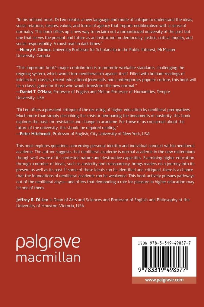 Weitere Ansicht: Higher Education under Late Capitalism | Jeffrey R. Di Leo