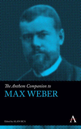Produktbild: The Anthem Companion to Max Weber