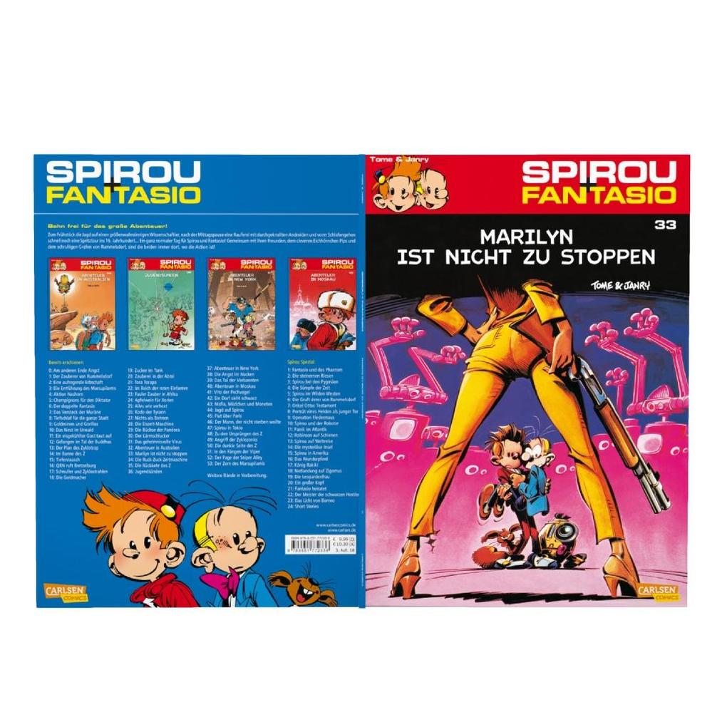 Weitere Ansicht: Spirou und Fantasio 33. Marilyn ist nicht zu stoppen | Janry, Tome, Philippe Tome