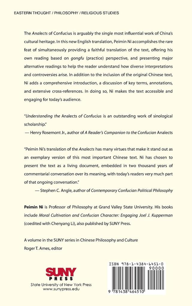 Weitere Ansicht: Understanding the Analects of Confucius | Peimin Ni