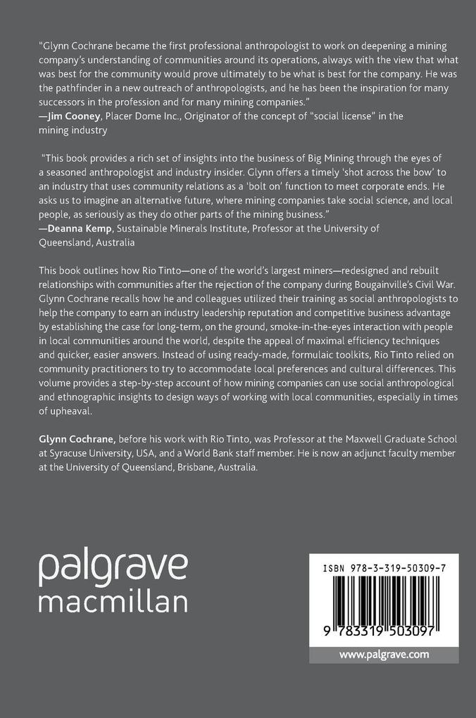 Weitere Ansicht: Anthropology in the Mining Industry | Glynn Cochrane