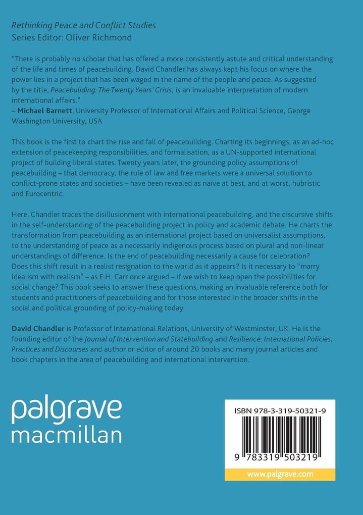Weitere Ansicht: Peacebuilding | David Chandler
