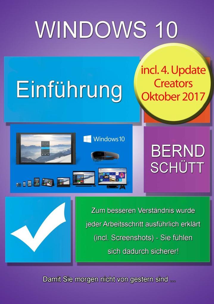 Produktbild: Windows 10 Einführung | Bernd Schütt