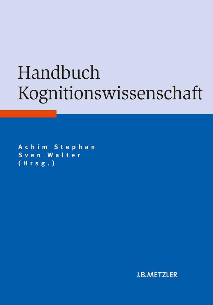 Produktbild: Handbuch Kognitionswissenschaft