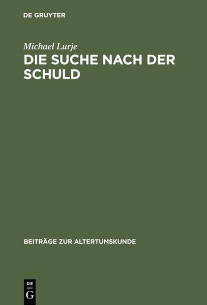 Produktbild: Die Suche nach der Schuld | Michael Lurje
