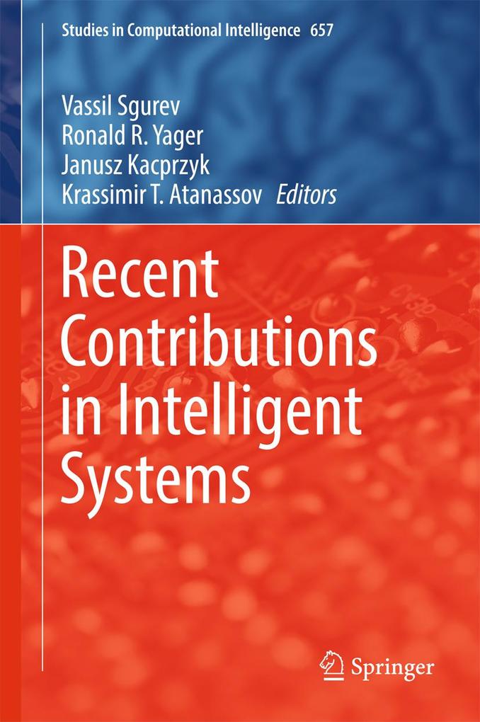 Produktbild: Recent Contributions in Intelligent Systems