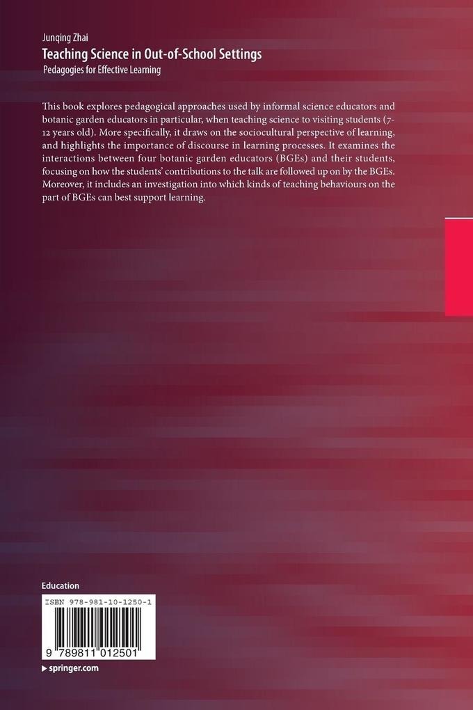 Weitere Ansicht: Teaching Science in Out-of-School Settings | Junqing Zhai