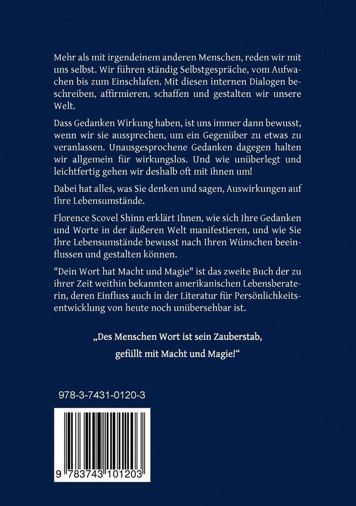 Weitere Ansicht: Dein Wort hat Macht und Magie | Florence Scovel Shinn