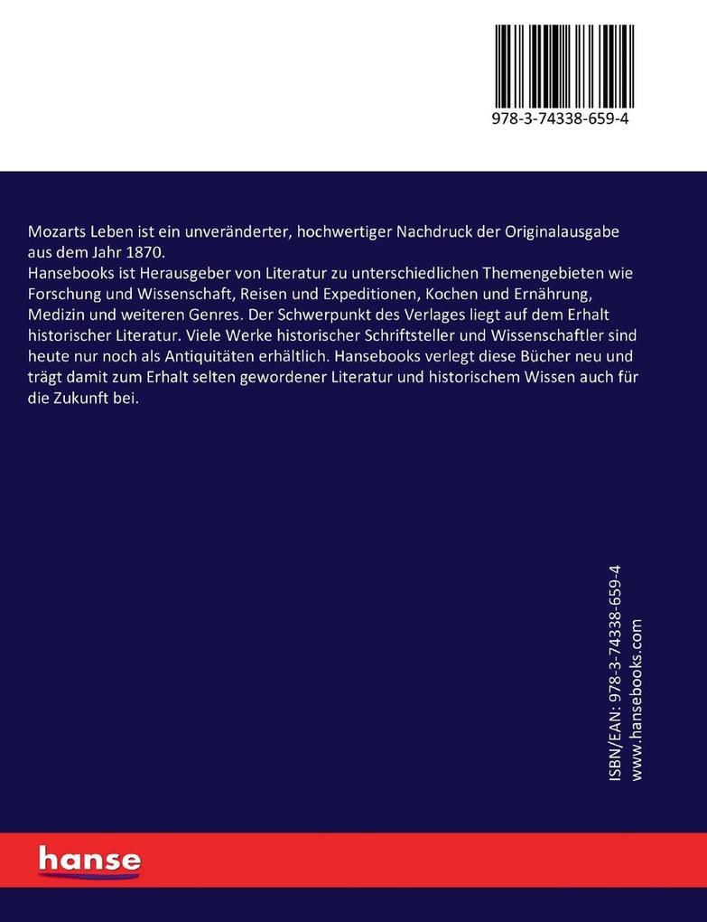 Weitere Ansicht: Mozarts Leben | Ludwig Nohl