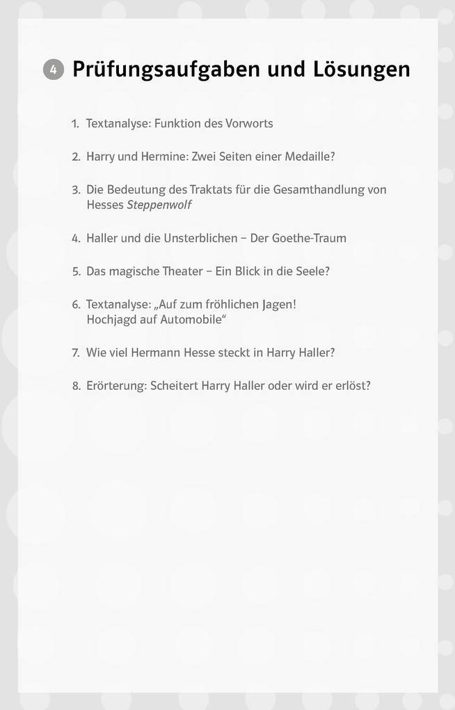 Weitere Ansicht: Klett Lektürehilfen Hermann Hesse "Der Steppenwolf"