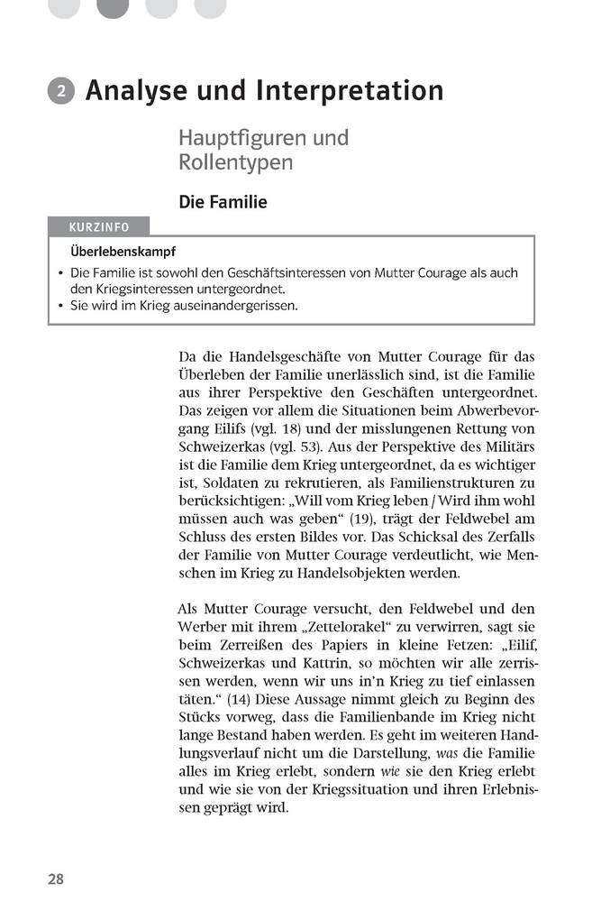 Weitere Ansicht: Klett Lektürehilfen Bertolt Brecht "Mutter Courage und ihre Kinder"