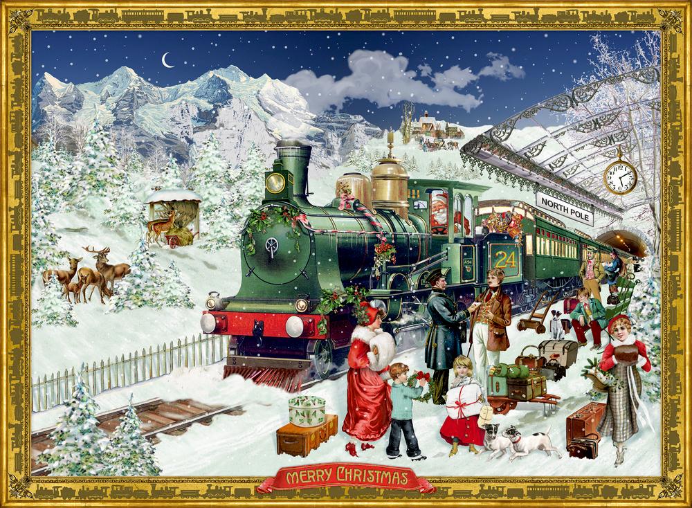 Produktbild: Kleiner Wandkalender - Nostalgische Eisenbahn