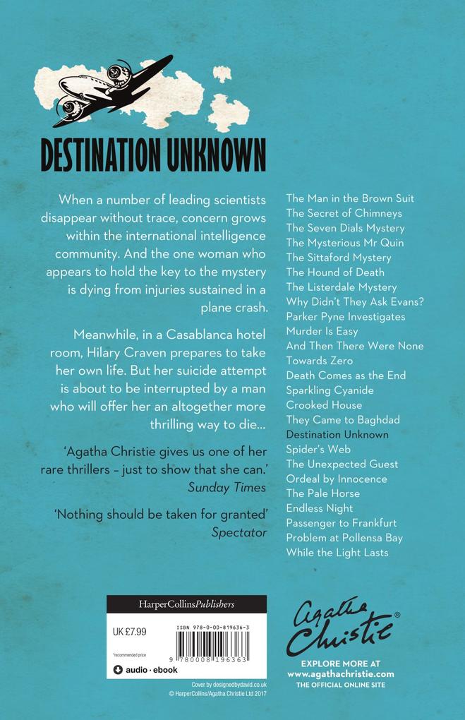 Weitere Ansicht: Destination Unknown | Agatha Christie