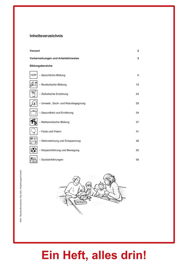 Weitere Ansicht: Kita aktiv Projektmappe Familie | Mareike Brombacher