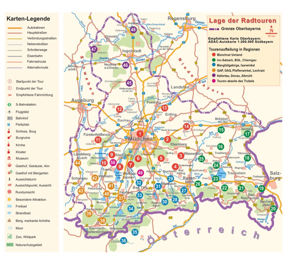 Weitere Ansicht: Das Radlbuch Oberbayern | Armin Scheider
