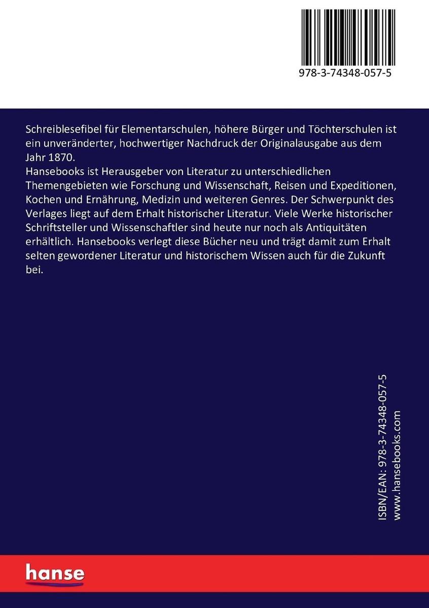 Weitere Ansicht: Schreiblesefibel für Elementarschulen, höhere Bürger und Töchterschulen | Wilhelm Herchenbach