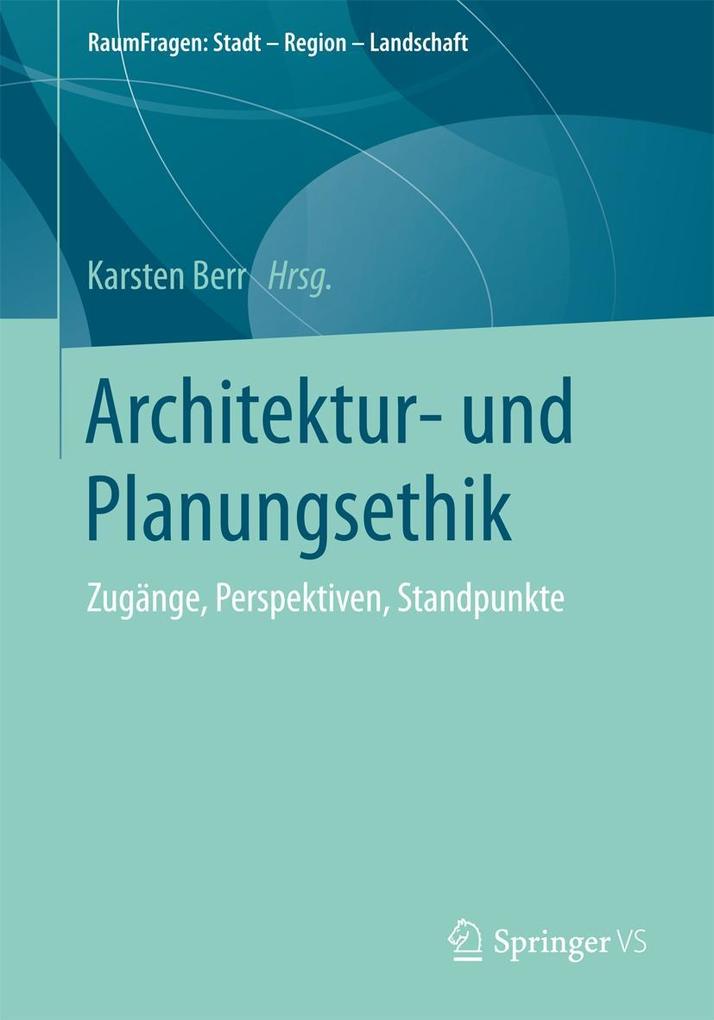 Produktbild: Architektur- und Planungsethik