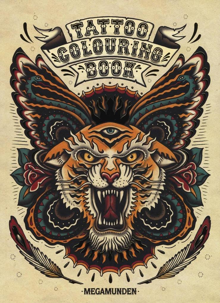 Produktbild: Tattoo colouring book | Megamunden