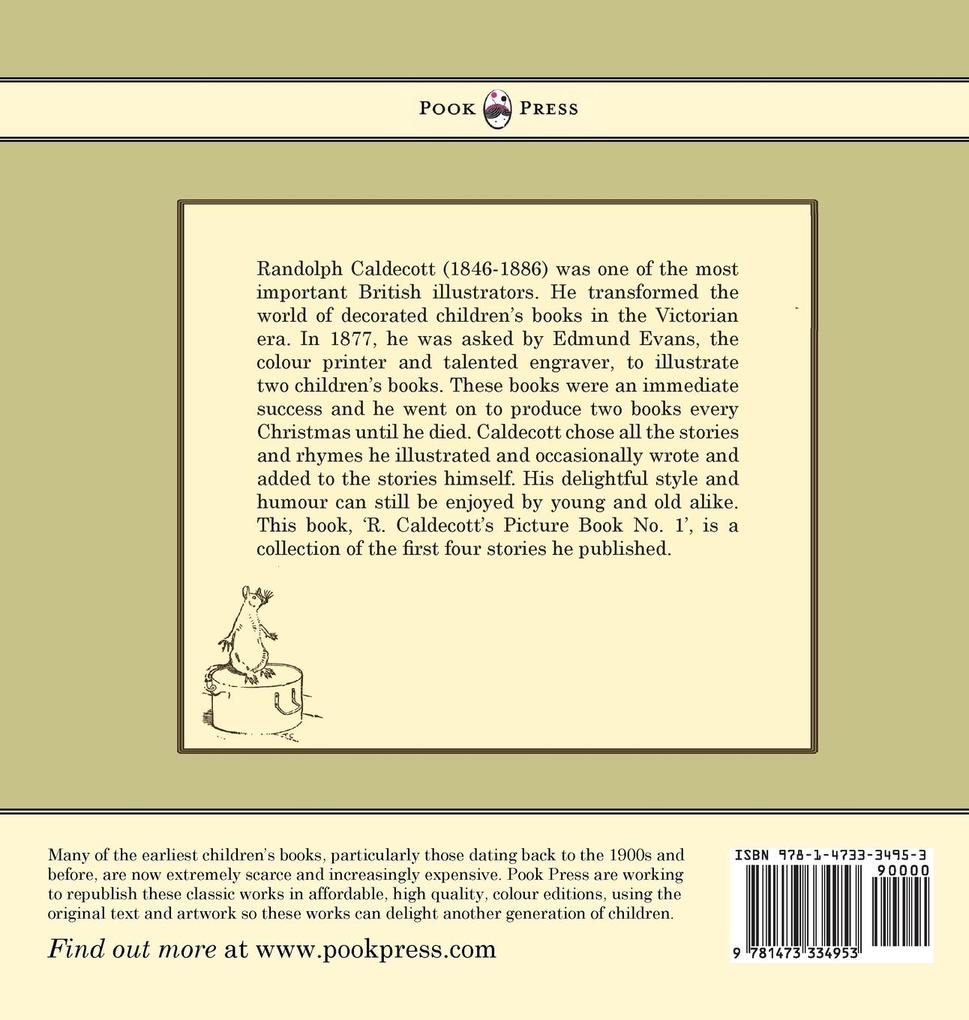 Weitere Ansicht: R. Caldecott's Picture Book - No. 1 - Containing the Diverting History of John Gilpin, the House That Jack Built, an Elegy on the Death of a Mad Dog, The Babes in the Wood | Randolph Caldecott