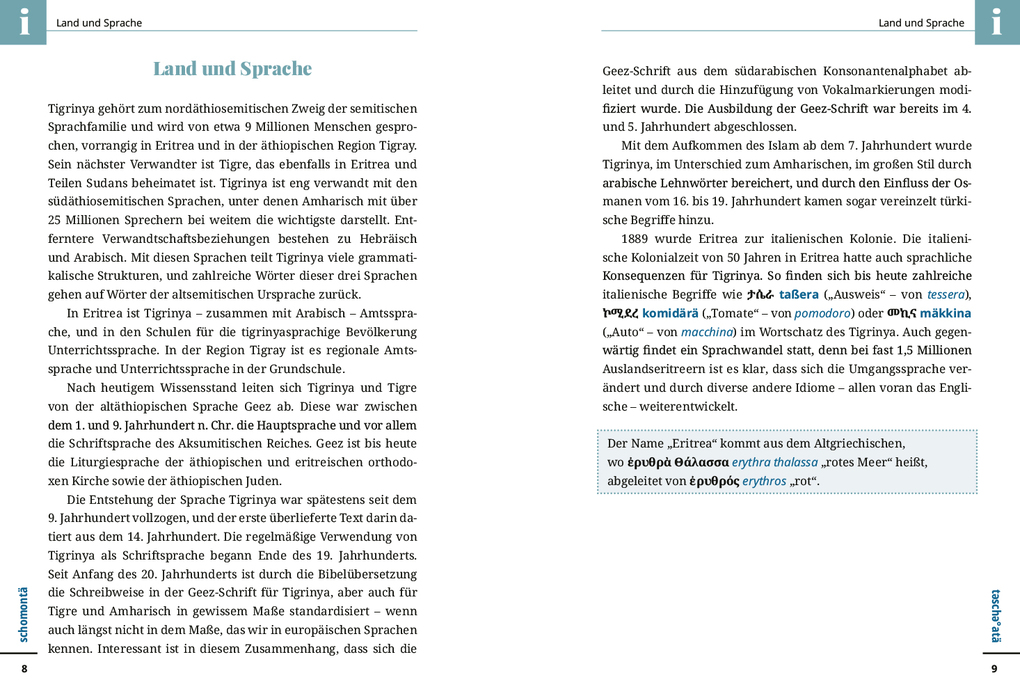 Weitere Ansicht: Reise Know-How Tigrinya - Wort für Wort | Salomon Ykealo, Hannelore Vögele