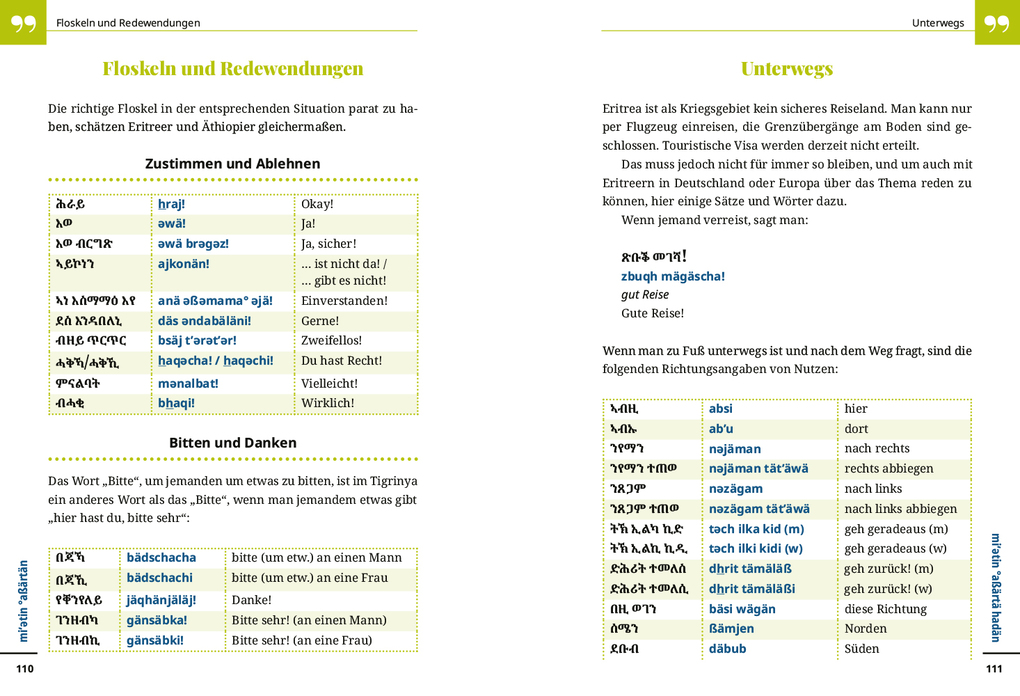 Weitere Ansicht: Reise Know-How Tigrinya - Wort für Wort | Salomon Ykealo, Hannelore Vögele