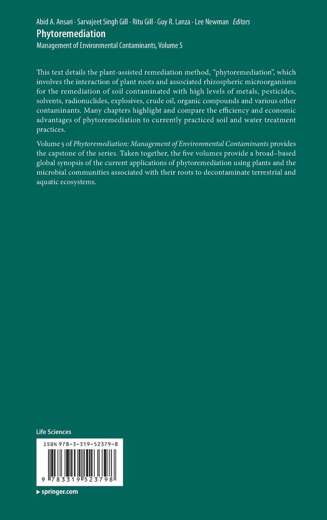 Weitere Ansicht: Phytoremediation