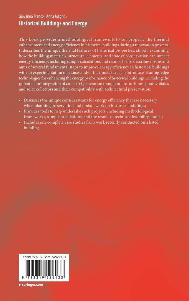 Weitere Ansicht: Historical Buildings and Energy | Giovanna Franco, Anna Magrini