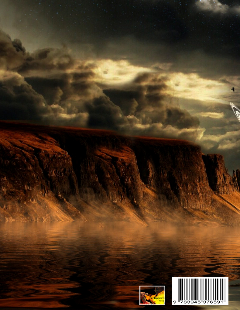 Weitere Ansicht: Fantasy Notizbuch: Wolkenschiff - weiße Seiten mit Eckmotiv | Samuriel Sternenfeuer