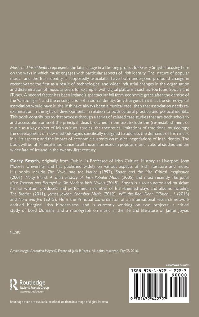 Weitere Ansicht: Music and Irish Identity | Gerry Smyth