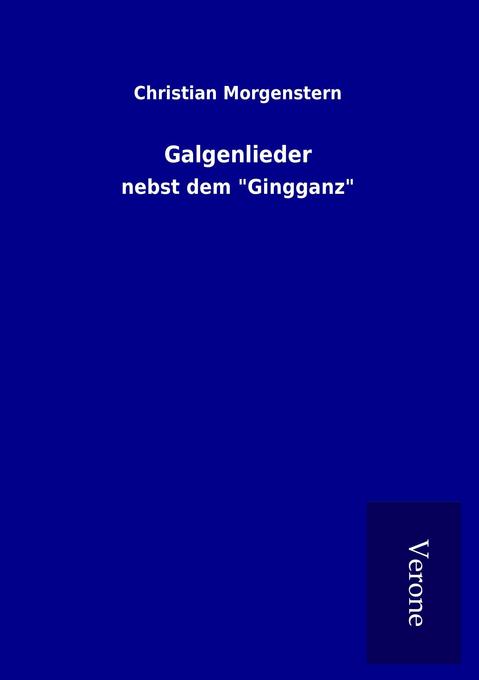 Produktbild: Galgenlieder | Christian Morgenstern