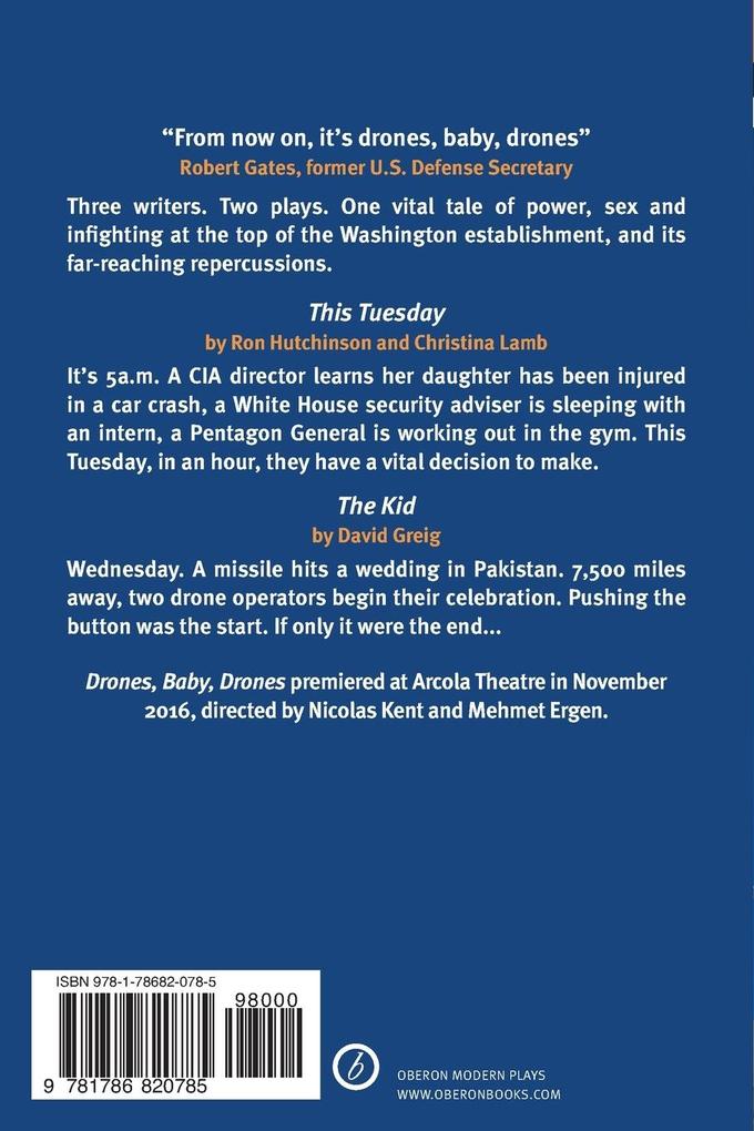 Weitere Ansicht: Drones, Baby, Drones | Christina Lamb, Ron Hutchinson, David Greig