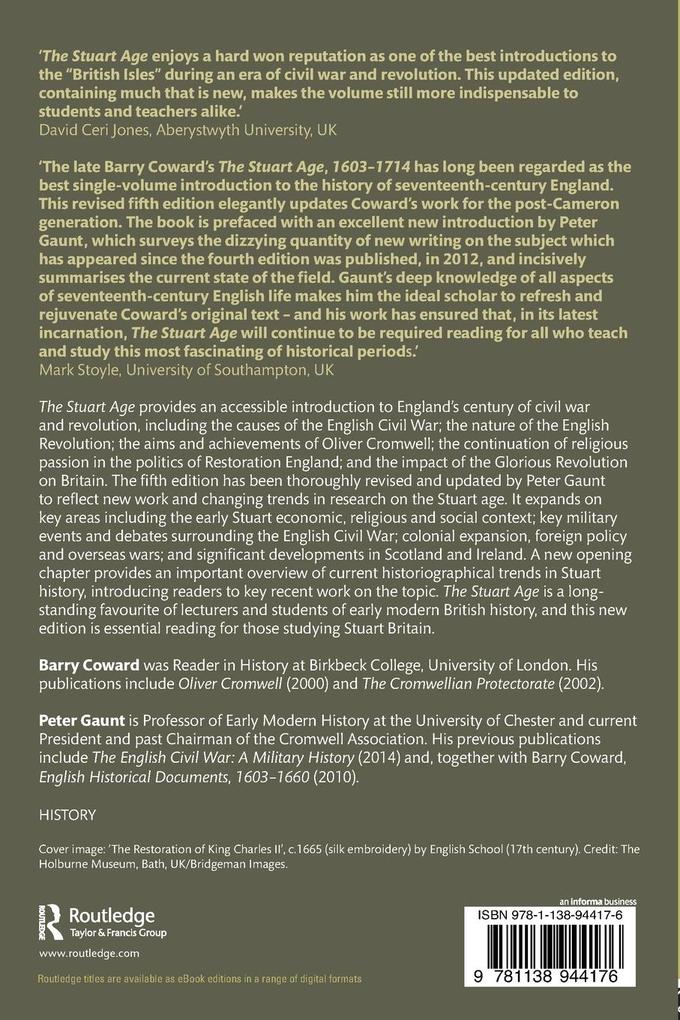 Weitere Ansicht: The Stuart Age | Barry Coward, Peter Gaunt