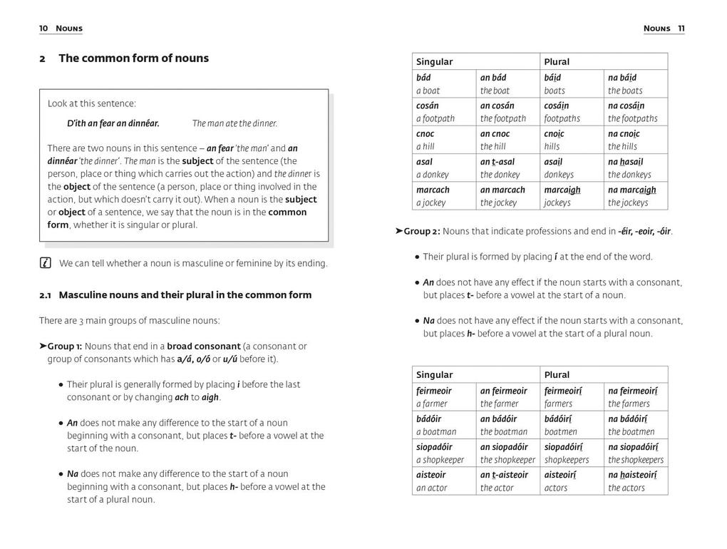 Weitere Ansicht: EL IRISH GRAMMAR | Collins Dictionaries
