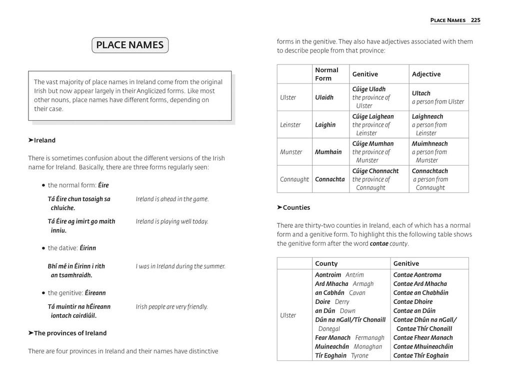 Weitere Ansicht: EL IRISH GRAMMAR | Collins Dictionaries