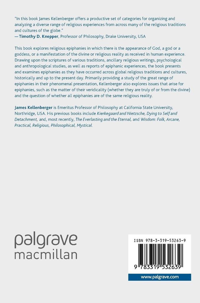 Weitere Ansicht: Religious Epiphanies Across Traditions and Cultures | James Kellenberger
